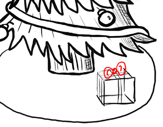 Step 5 How to Draw Square Presents