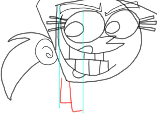 Step 12 How to Draw Vicky from Fairly Odd Parents : Step by Step Drawing Tutorial Step 12 How to Draw Vicky from Fairly Odd Parents : Step by Step Drawing Tutorial