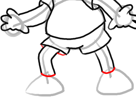 Step 17 How to Draw Bart Simpson from The Simpsons : Step by Step Drawing Lesson