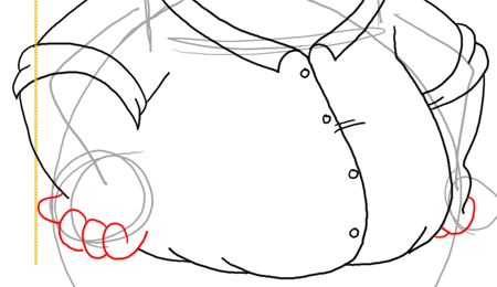 Step 22 How to Draw Peter Griffin from Family Guy : Step by Step Drawing Lesson