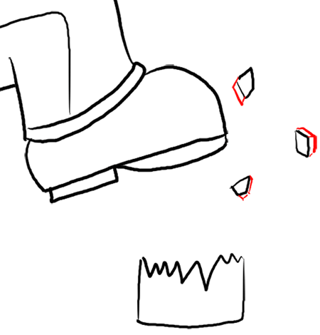 Step 24 How to Draw Mario : Step by Step Drawing Lesson