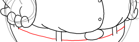 Step 28 How to Draw Peter Griffin from Family Guy : Step by Step Drawing Lesson
