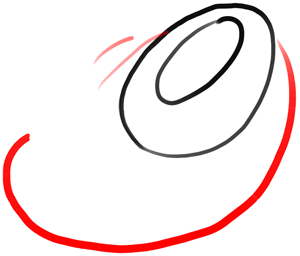 Step 1 How to Draw pepe le pew