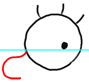 Step 2 How to Draw Maggie Simpson from The Simpsons : Step by Step Drawing Lesson