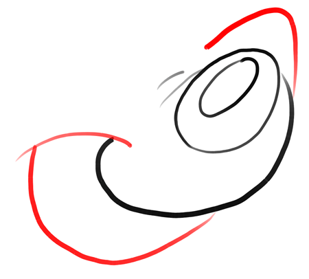 Step 2 How to Draw pepe le pew