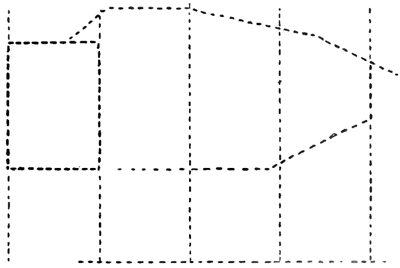 Step 3 in Drawing Buffalo & Bison