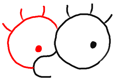 Step 3 How to Draw Maggie Simpson from The Simpsons : Step by Step Drawing Lesson