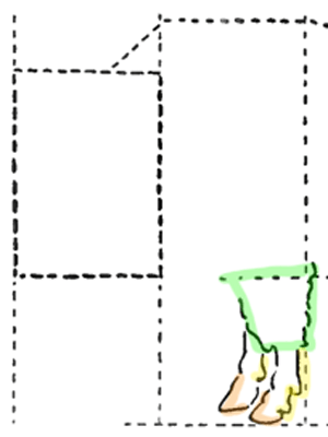 Step 6 in Drawing Bison & Buffalo