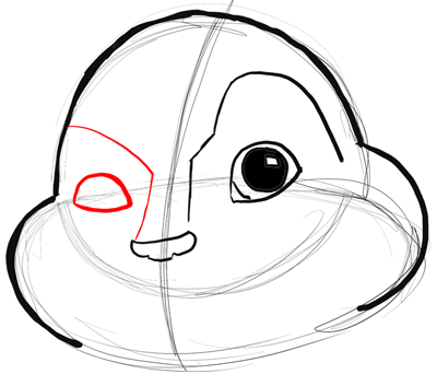 Step 7 Drawing Alvin from Alvin and the Chipmunks Tutorial