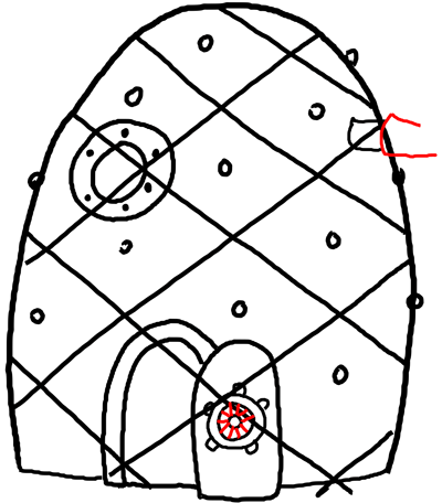 Step 8 Spongebob Squarepants' Pineapple House Drawing Lesson