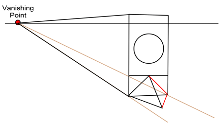 Step 10 How to Draw Trains in 1 Point Perspective with Lesson