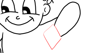 Step 12 How to Draw Cupid