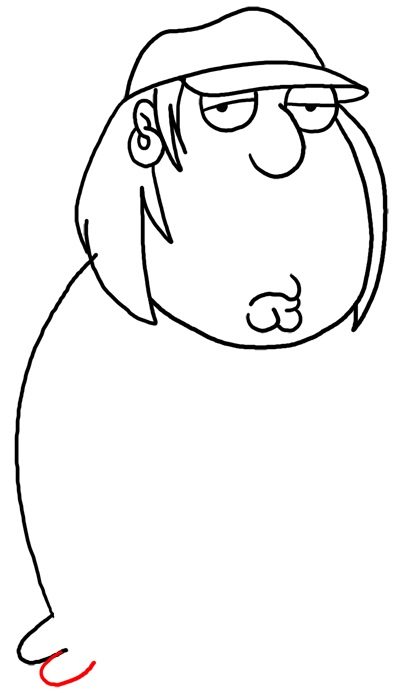 How to Draw Chris Griffin from Family Guy : Step by Step Drawing Lesson