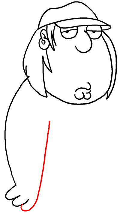 How to Draw Chris Griffin from Family Guy : Step by Step Drawing Lesson