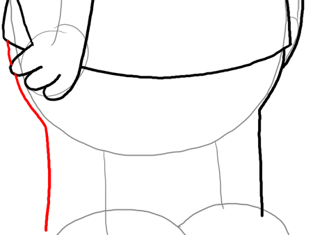 Step 20 How to Draw Chriss Griffin from Family Guy : Step by Step Drawing Lesson