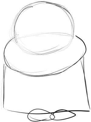 Step 1 Drawing Chowder with Easy Step by Step Drawing Tutorial