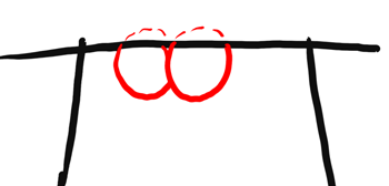 Step 2 Drawing Knuckles from Flapjack with Easy Instructions