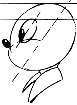 Step 2 Draw Cartoon Bumble Bees Head Profile View