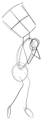 Step 2 Drawing Wilma from The Flinstones with Easy Step by Step Instructions