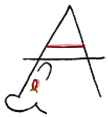 Drawing Faces Out of Alphabet Letters - Letter A Cartooning for Kids
