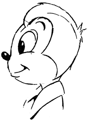 Step 3 Draw Cartoon Bumble Bees Head Profile View