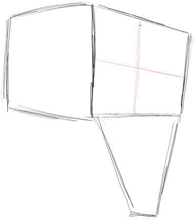 Step 4 - Drawing Pearl Krabs from Spongebob Squarepants