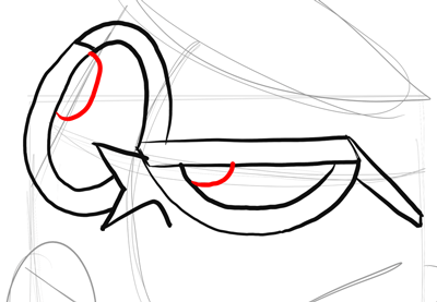 Step 6 - Drawing Dexter from Dexter's Laboratory Step by Step Instructions