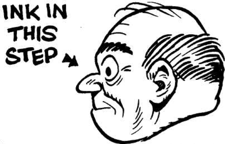 Step 6 - How to Draw Cartoon Heads and Faces with Box Method