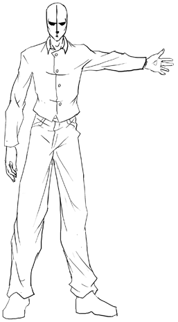 Apply Overlapping Folds on the Anime Manga Character