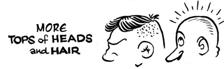 Different Types of Comic Heads and Hair Styles