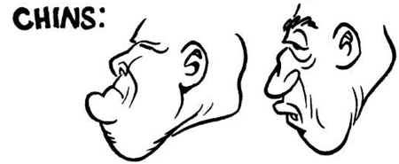 Different Styles of Comic Chins