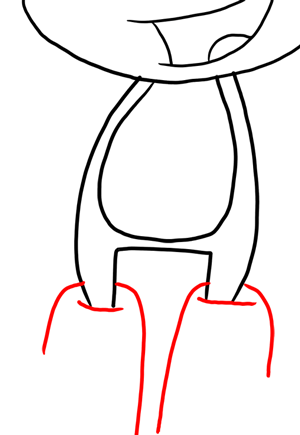 Step 13 Drawing Boots the Monkey from Dora the Explorer