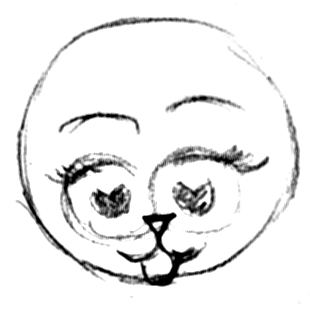 Step 4 Drawing Cartoon Kittens and Cats