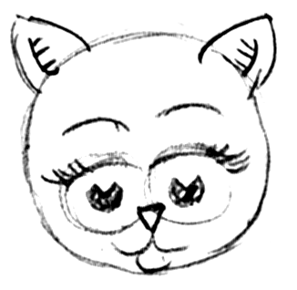 Step 5 Drawing Cartoon Kittens and Cats