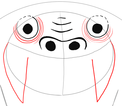 Step 5 Drawing Eduardo from Foster's Home for Imaginary Friends