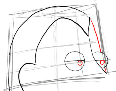 Step 7 Drawing Kowalski from Penguins of Madagascar