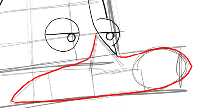Step 9 Drawing Kowalski from Penguins of Madagascar
