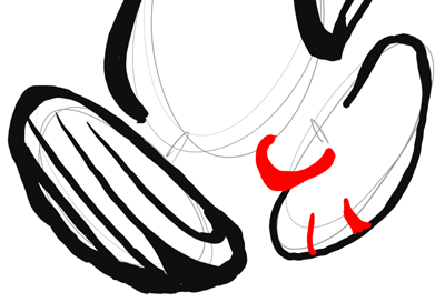 Step 12 - Drawing Snoopy the Beagle Dog Easy Instructions