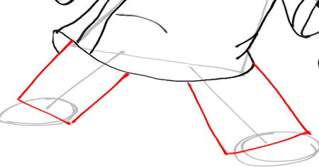 Step 16 Drawing Eddy from Ed, Edd, and Eddy Instructions