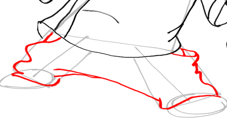 Step 17 Drawing Eddy from Ed, Edd, and Eddy Instructions