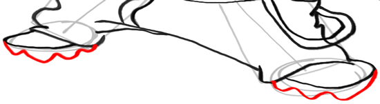 Step 19 Drawing Eddy from Ed, Edd, and Eddy Instructions