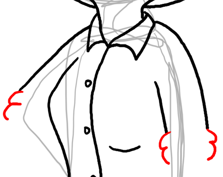 Step 19 Drawing Lois Griffin from Family Guy