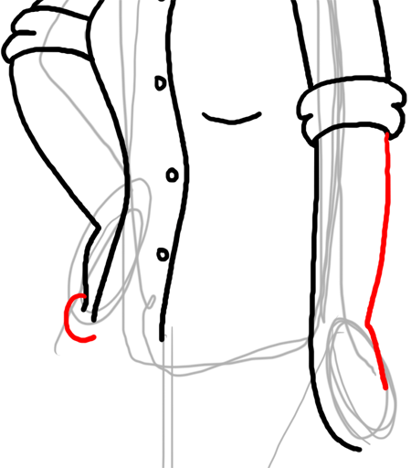 Step 22 Drawing Lois Griffin from Family Guy