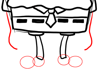 Step 5 Drawing Insane Spongebob Squarepants Lesson