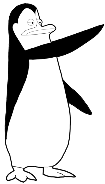 How to Draw Kowalski in Easy Steps for Kids