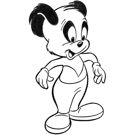 Finished Drawing of Panda Bears with Simple Step by Step Tutorial