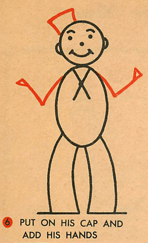 Step 4 for Drawing Sailors on the Sea