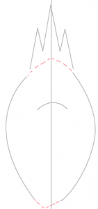 Step 1 Drawing Ice King from Adventure Time Cartoons Tutorial