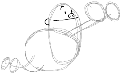 Step 4 : Drawing Captain Underpants in Easy Steps Step 4 : Drawing Captain Underpants in Easy Steps