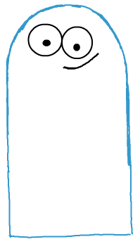 04-bloo Step 4 : Drawing Bloo step by step drawing tutorial